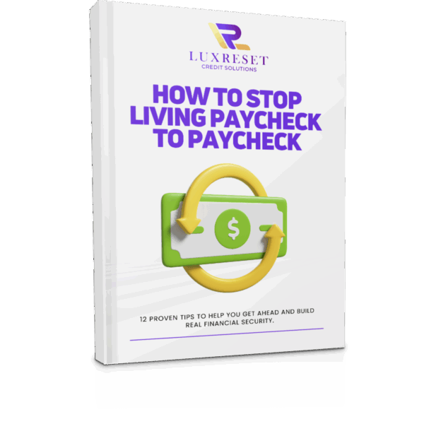 STOP LIVING PAYCHECK TO PAYCHECK